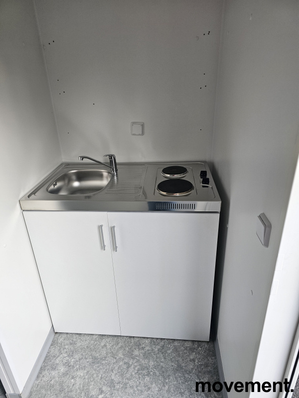 Kontorcontainer/spisebrakke, 20fots - 10 / 18