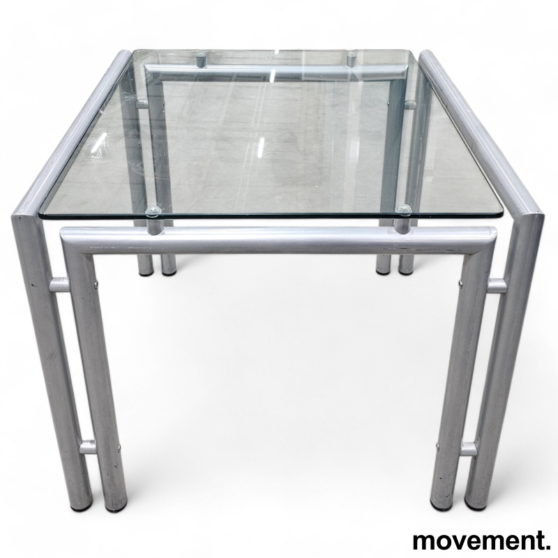 Loungebord / sofabord i glass / - 1 / 2