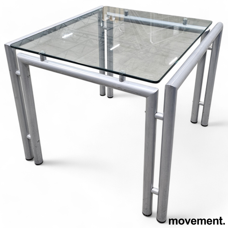 Loungebord / sofabord i glass / - 2 / 2