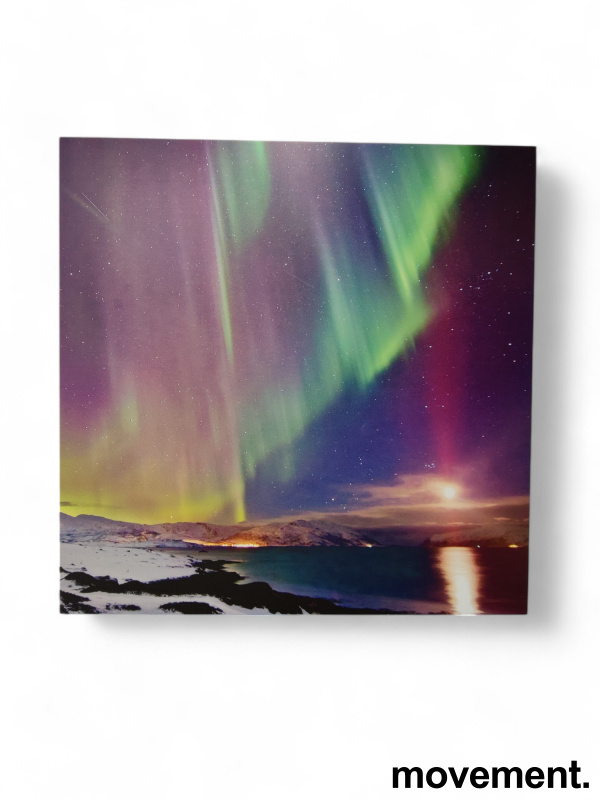 Solgt!Bilde av nordlys på aluminiumsplate - 1 / 3