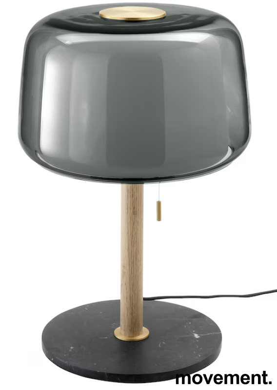 Bordlampe i grå marmor / grått - 1 / 2