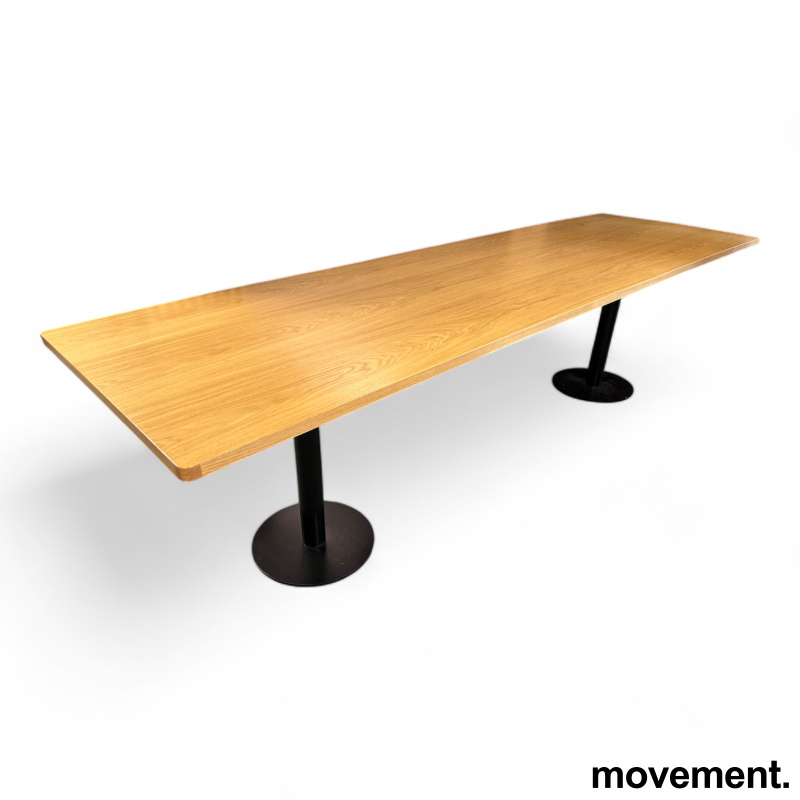 Solgt!Kantinebord / spisebord i eik finer - 1 / 4