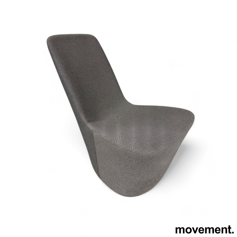 Loungestol i grått stoff fra Vitra, - 1 / 2