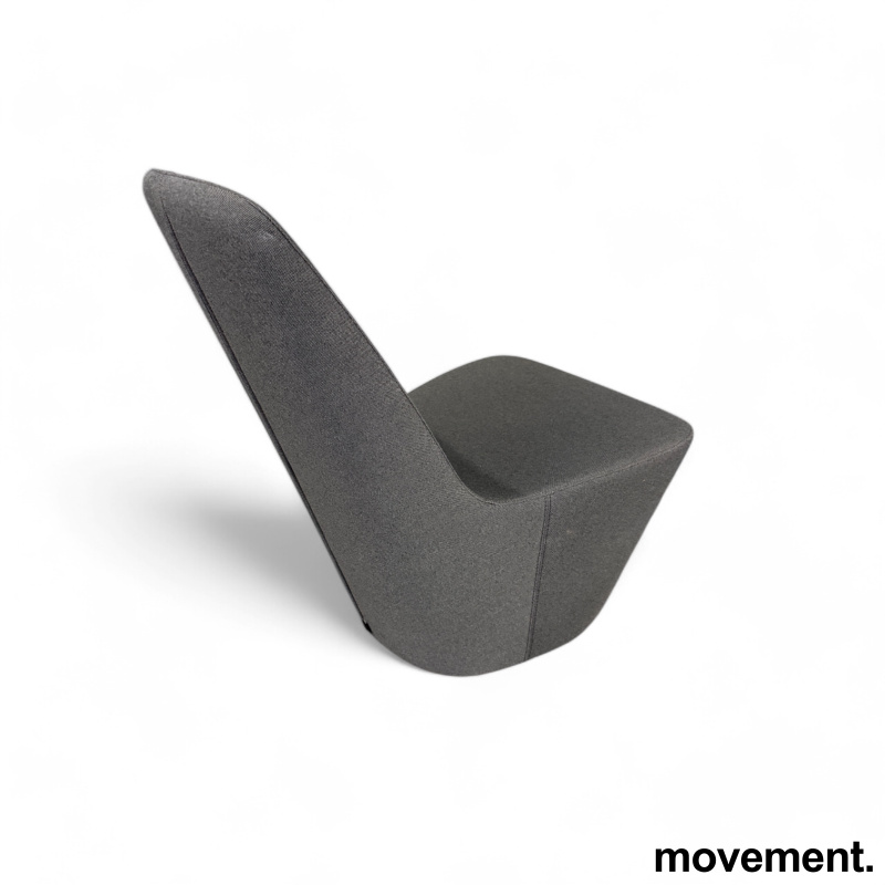Loungestol i grått stoff fra Vitra, - 2 / 2