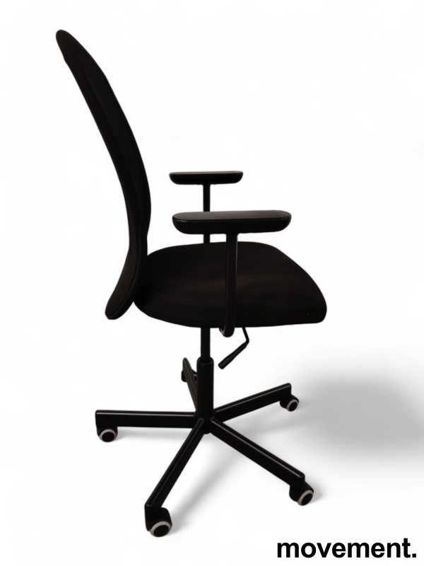 Solgt!IKEA Flintan kontorstol i sort, - 3 / 4