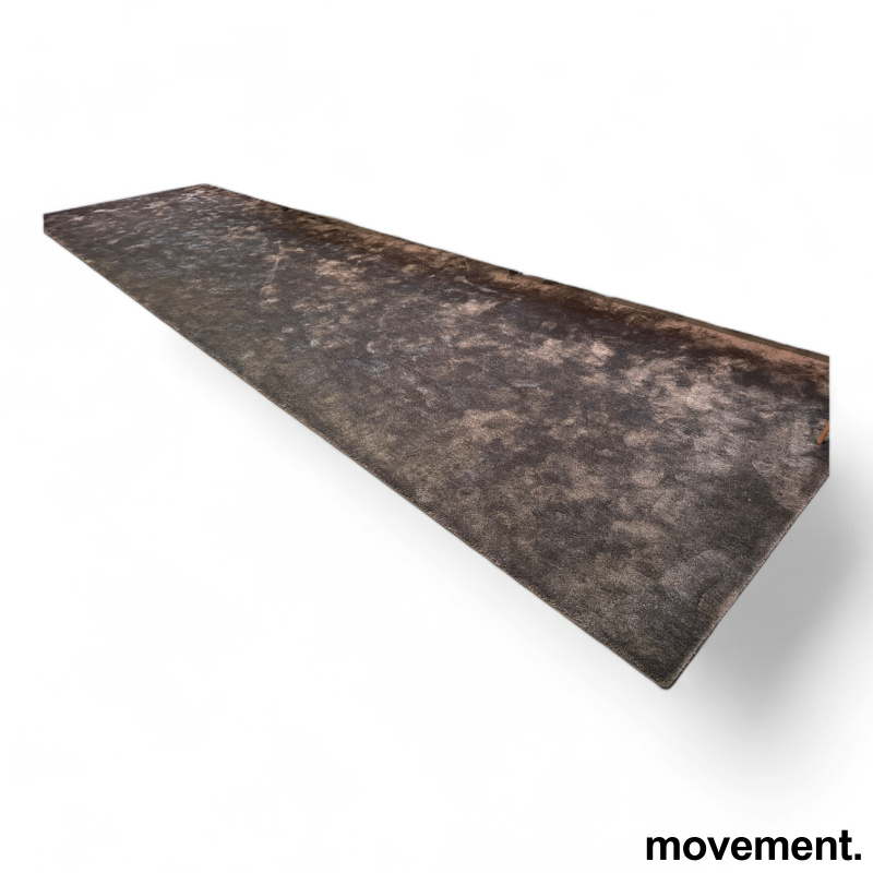 Gulvteppe i mørkt grått, 800x200cm, - 1 / 2