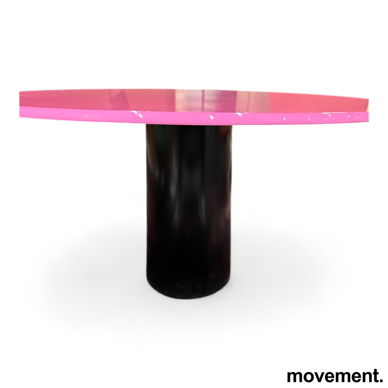 Loungebord i rosa glass / - 2 / 2