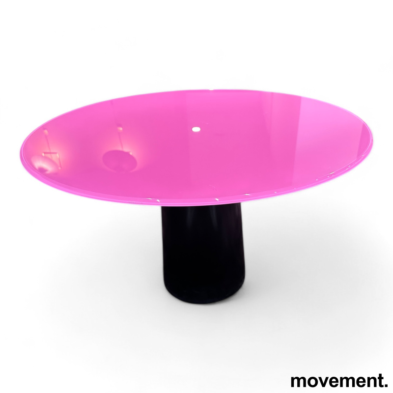 Loungebord i rosa glass / - 1 / 2