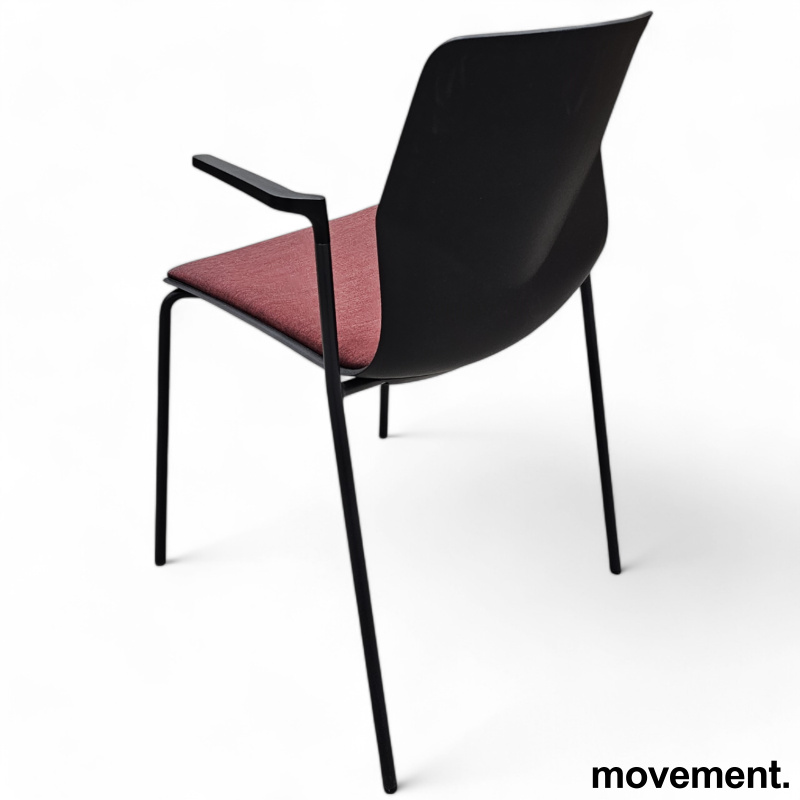Besøksstol /  konferansestol i rødt - 3 / 3