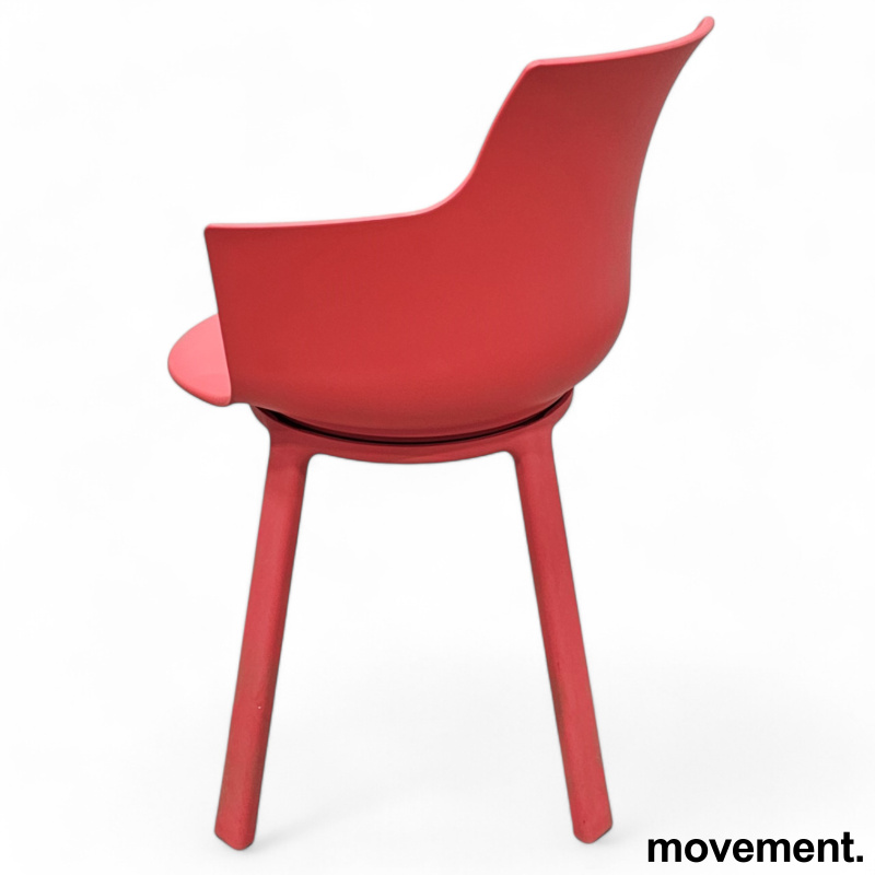 Spisestol / kantinestool i rød - 3 / 3