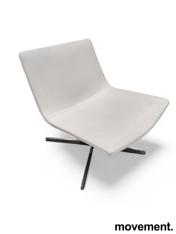 Loungestol, Arper Catifa 80, hvit - 1 / 4