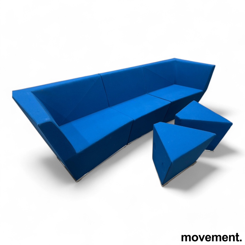Lammhults 3-seter sofa i blått - 2 / 2