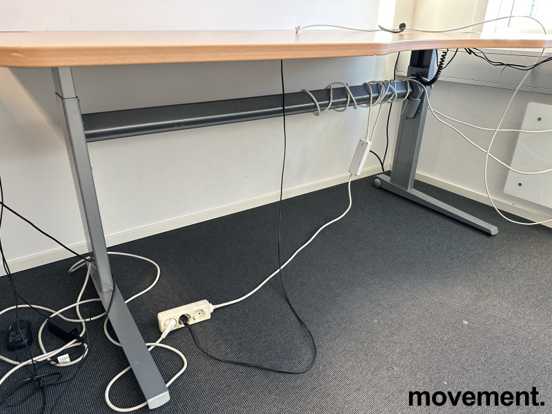 Skrivebord med elektrisk hevsenk i - 2 / 2