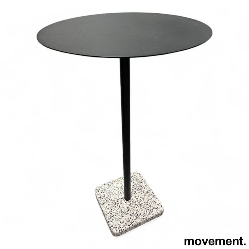 Barbord / ståbord i sort / terrazzo - 1 / 2