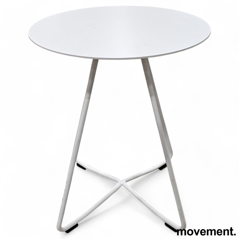 Loungebord / sofabord i hvitlakkert