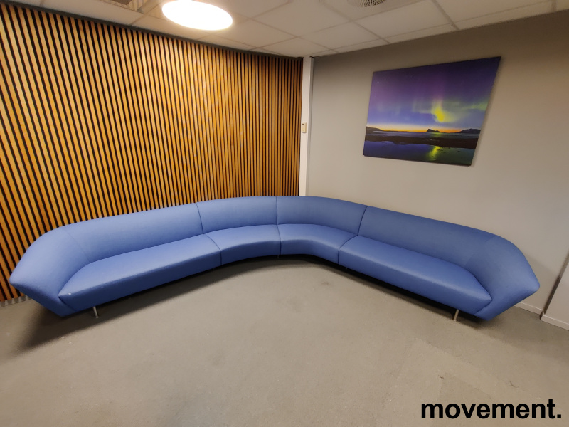 Arper, Loop loungesofa i blå - 4 / 13
