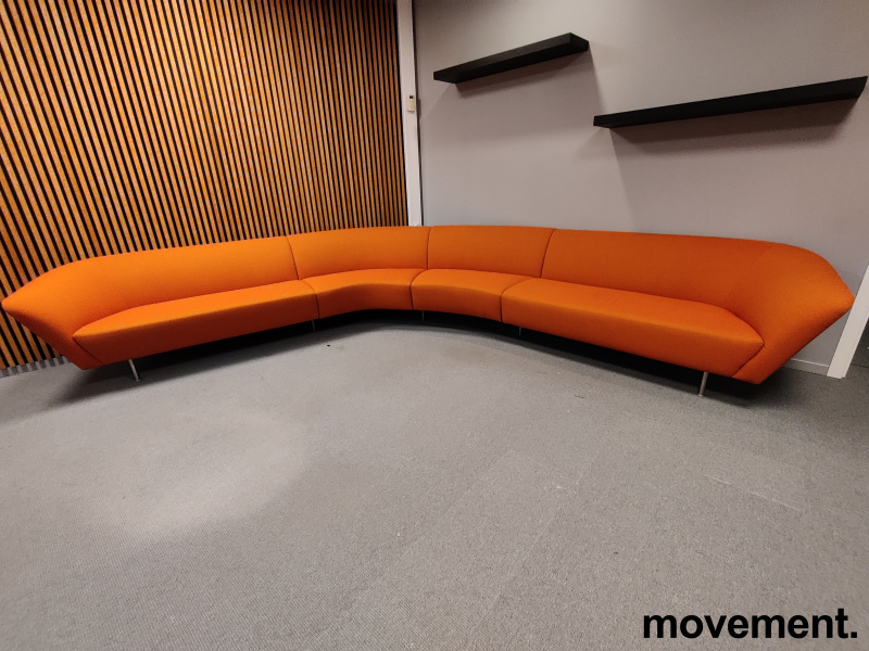 Solgt!Arper, Loop loungesofa i orange - 5 / 6