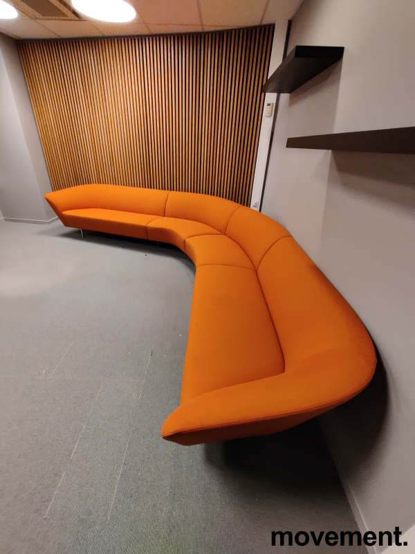 Solgt!Arper, Loop loungesofa i orange - 4 / 6