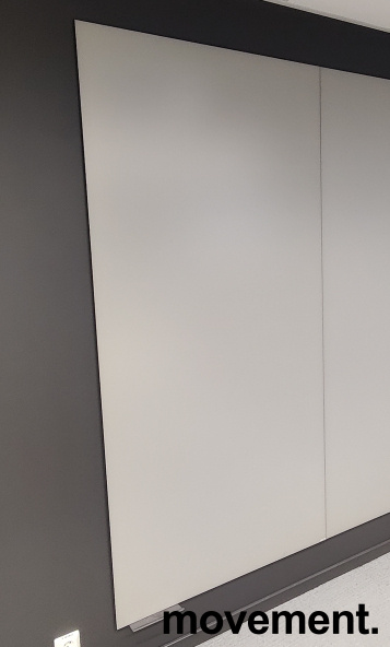 Whiteboard i grå matt glass fra - 3 / 4