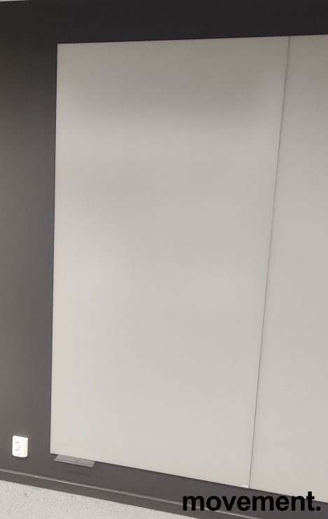 Whiteboard i grå matt glass fra - 1 / 4