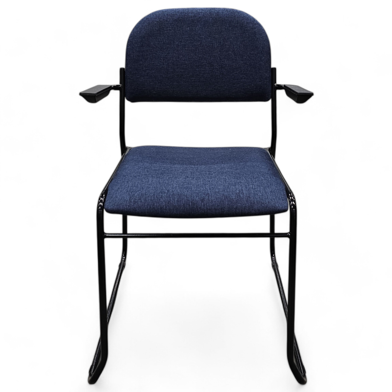 Koferansestol / besøksstol i blå /