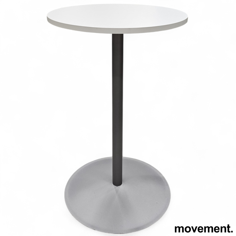 Rundt møtebord / kantinebord i grå - 2 / 2