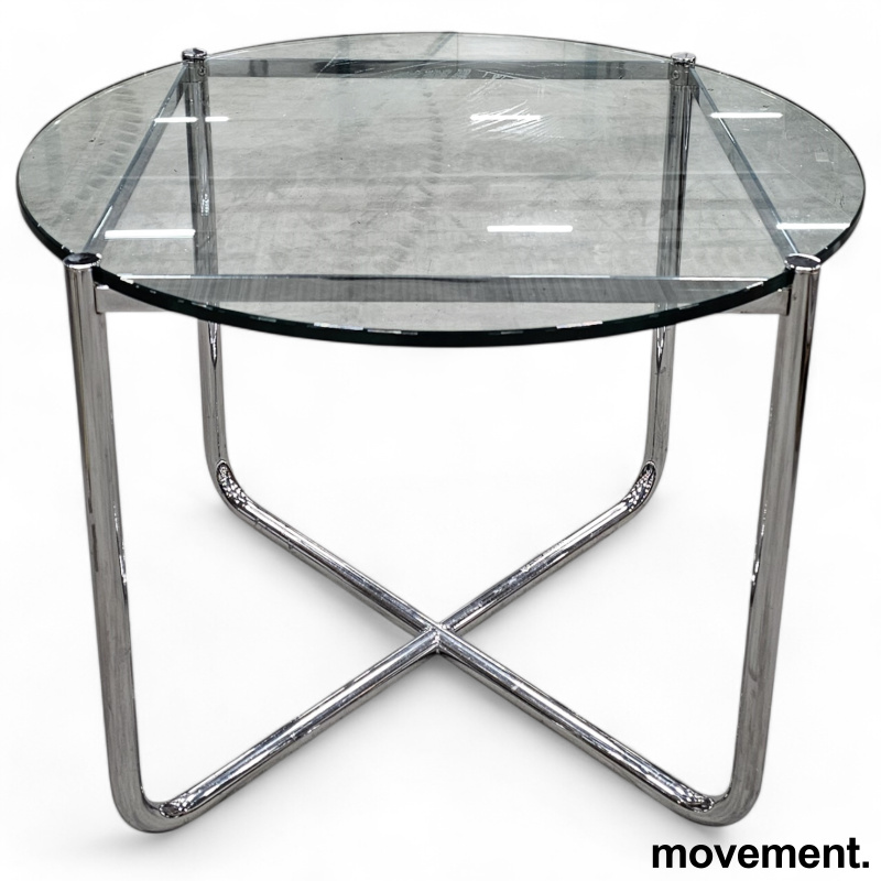 Lite loungebord i glass / krom fra - 1 / 2