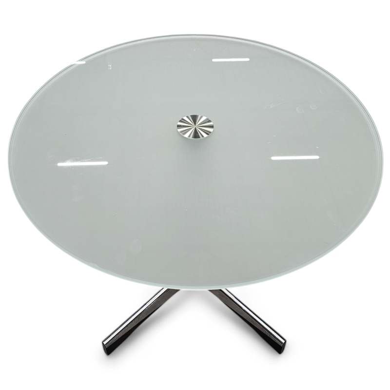 Loungebord i glass/krom, ForaForm