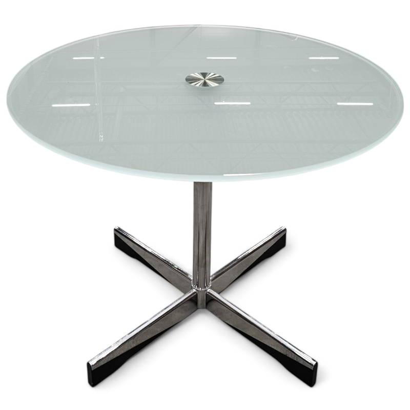 Loungebord i glass/krom, ForaForm