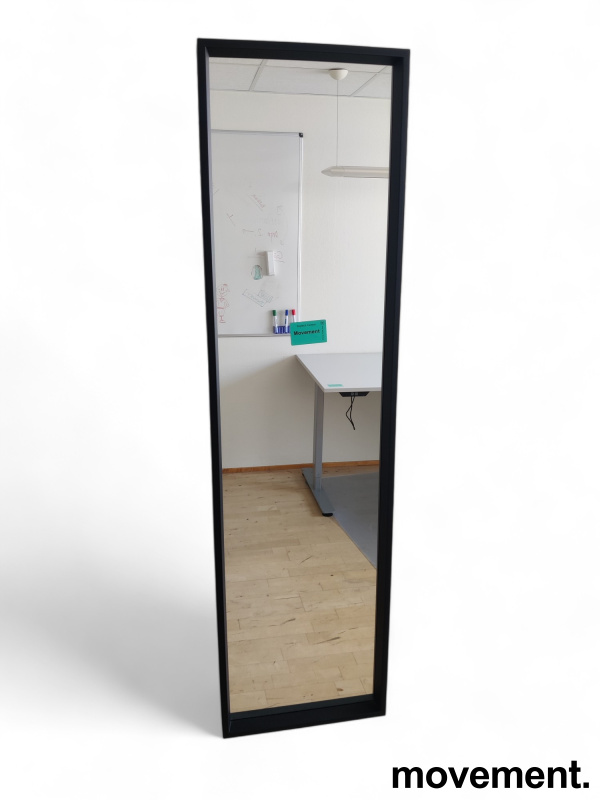 Veggspeil 40x150cm med sort ramme, - 2 / 2