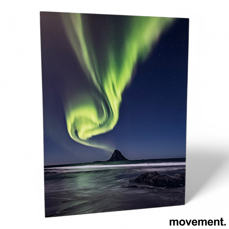 Bilde av nordlys på aluminiumsplate - 1 / 2