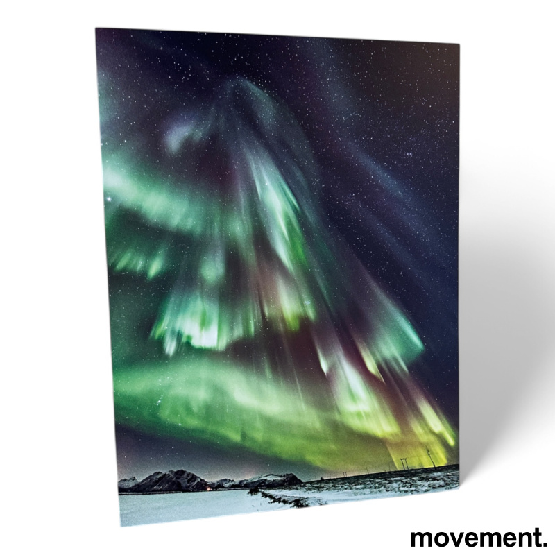 Bilde av nordlys på aluminiumsplate - 1 / 2