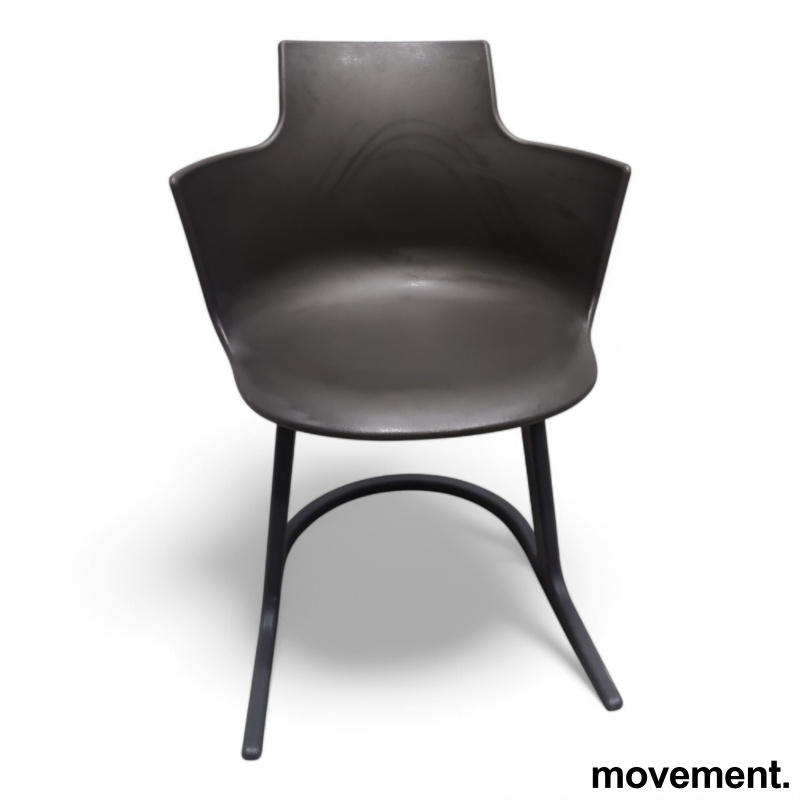 Spisestol / kantinestool i sort - 2 / 3