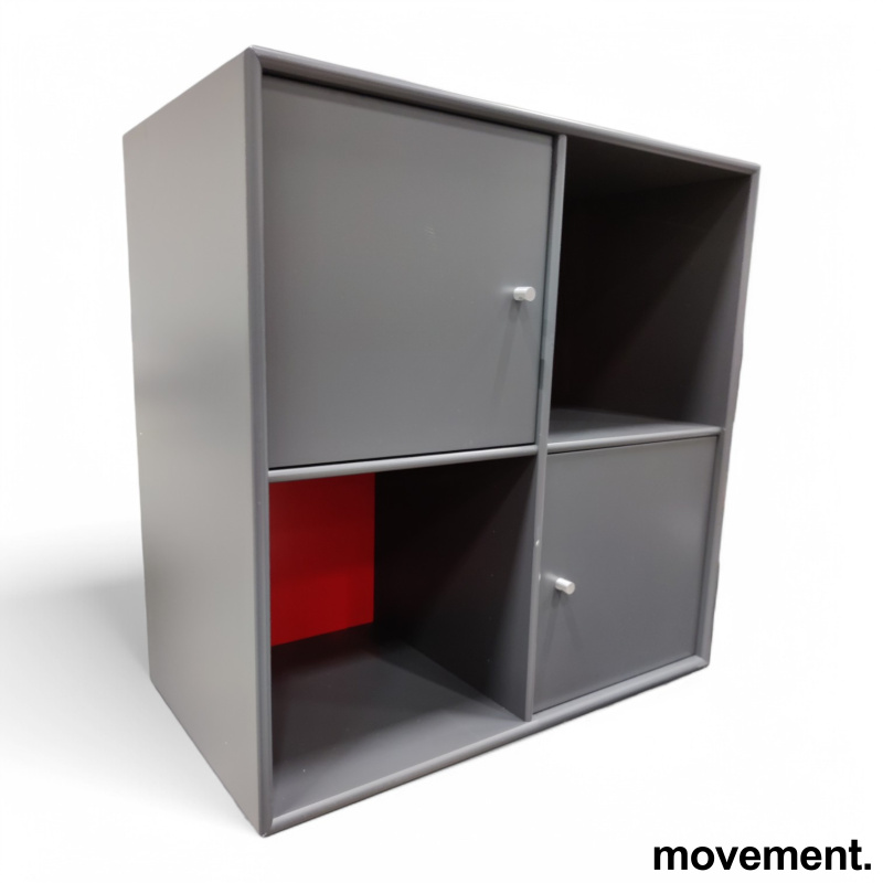 Solgt!Montana-reol m/2 dører, mørk grå - 2 / 6