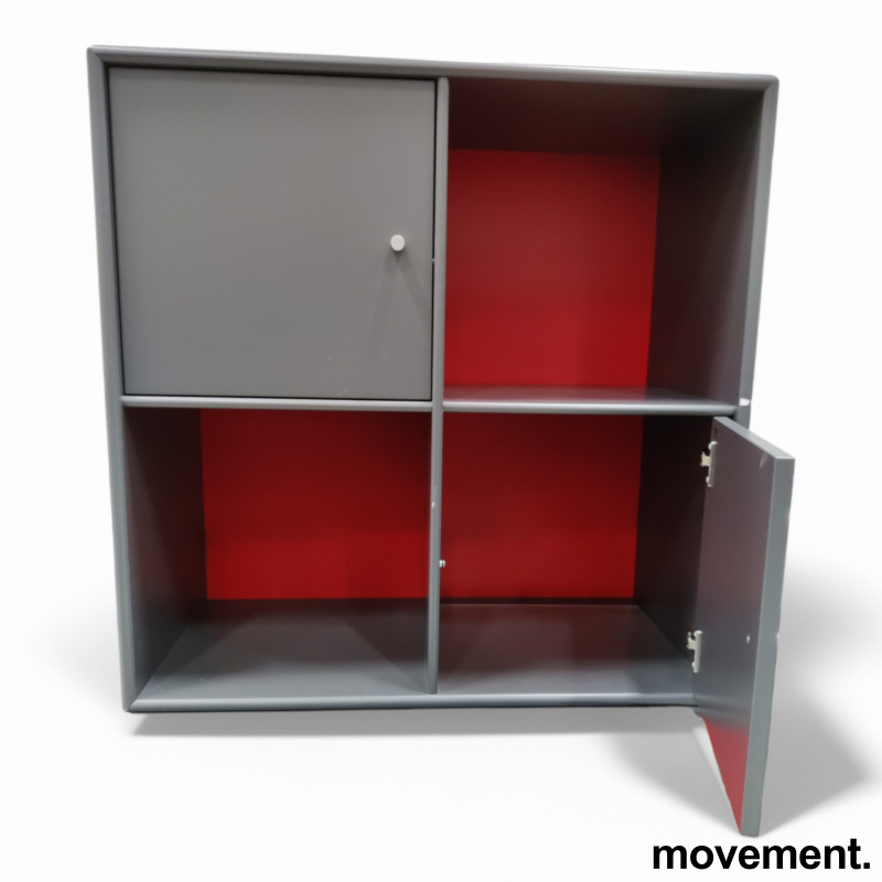 Solgt!Montana-reol m/2 dører, mørk grå - 3 / 6