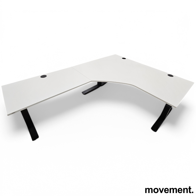 Skrivebord i hvitt / sort fra - 3 / 3