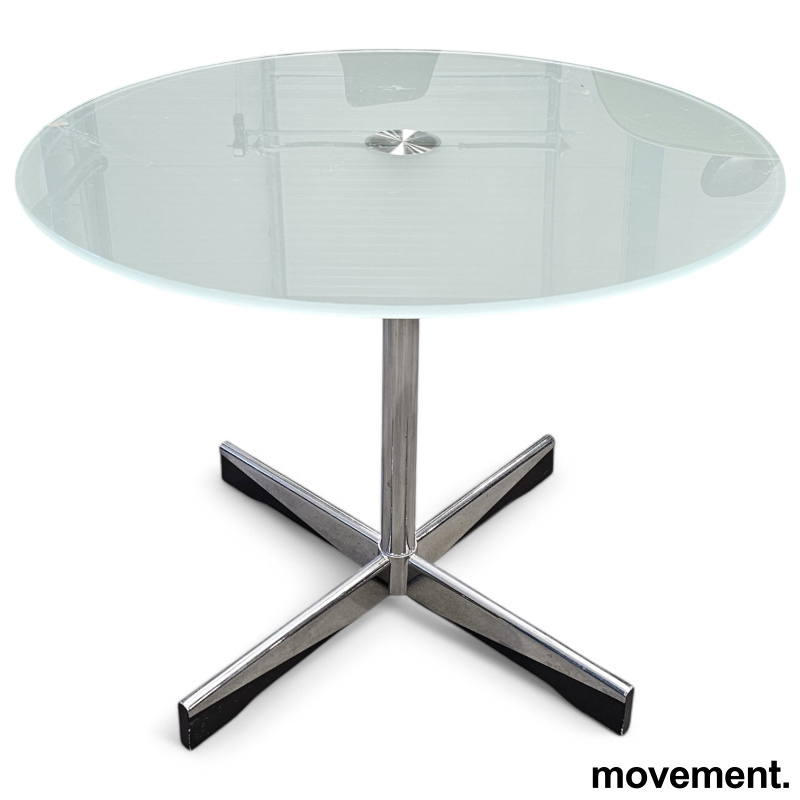 Loungebord i glass/krom, ForaForm