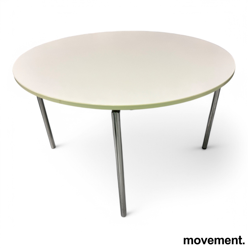 Møtebord / kantinebord i hvitt / - 1 / 2