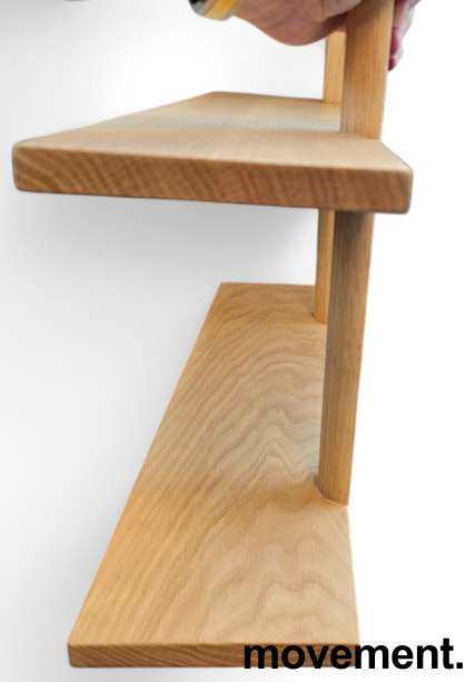 Vegghylle i eik, 70cm bredde, 17cm - 3 / 3
