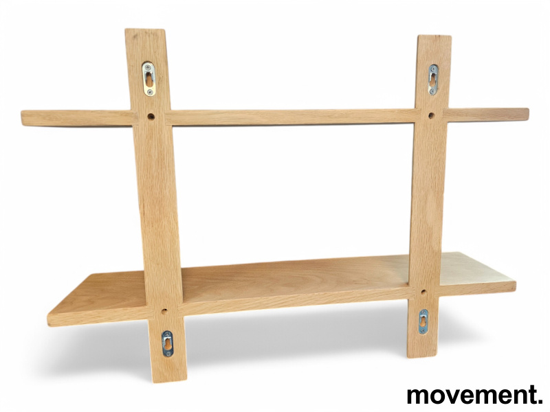 Vegghylle i eik, 70cm bredde, 17cm - 2 / 3
