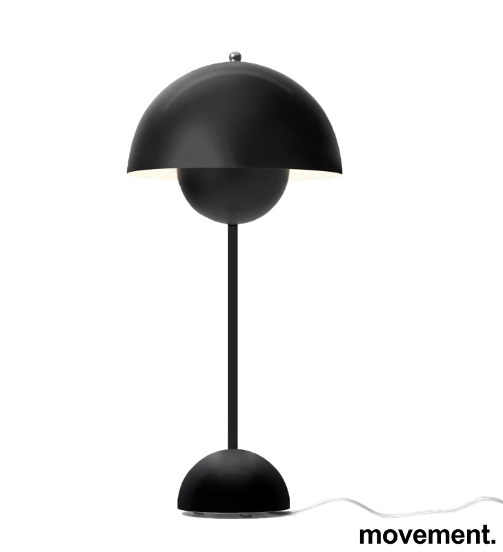 Flowerpot VP3 bordlampe i sort fra