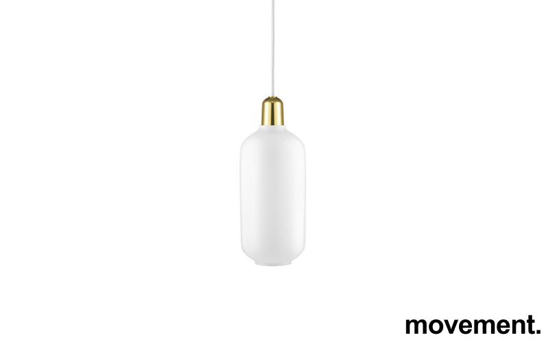Taklampe i white / brass fra