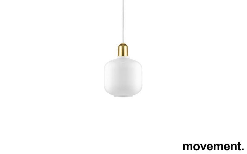 Taklampe i white / brass fra