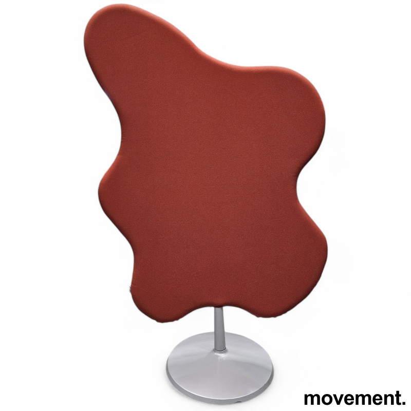 Lyddempende skillevegg i rødt stoff - 1 / 2