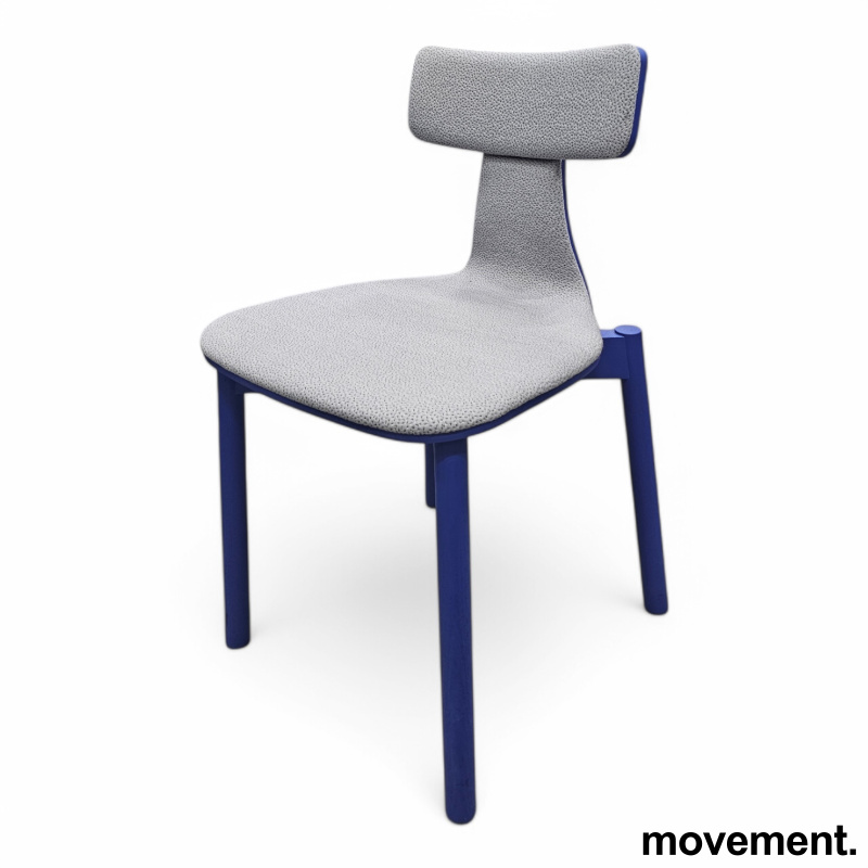 Silla 40 R30 Blåmønstret stoff, - 1 / 6