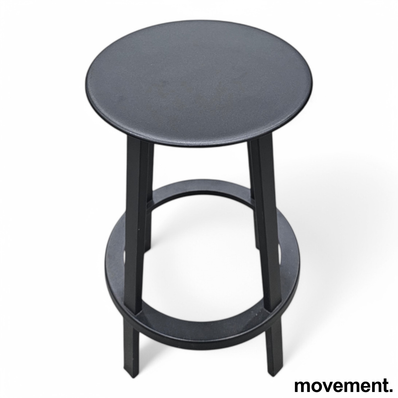 Revolver bar chair low 65cm Sort, - 3 / 5