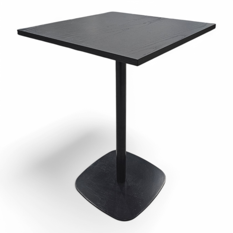 Form Barbord 70x70x94cm Sortlakkert