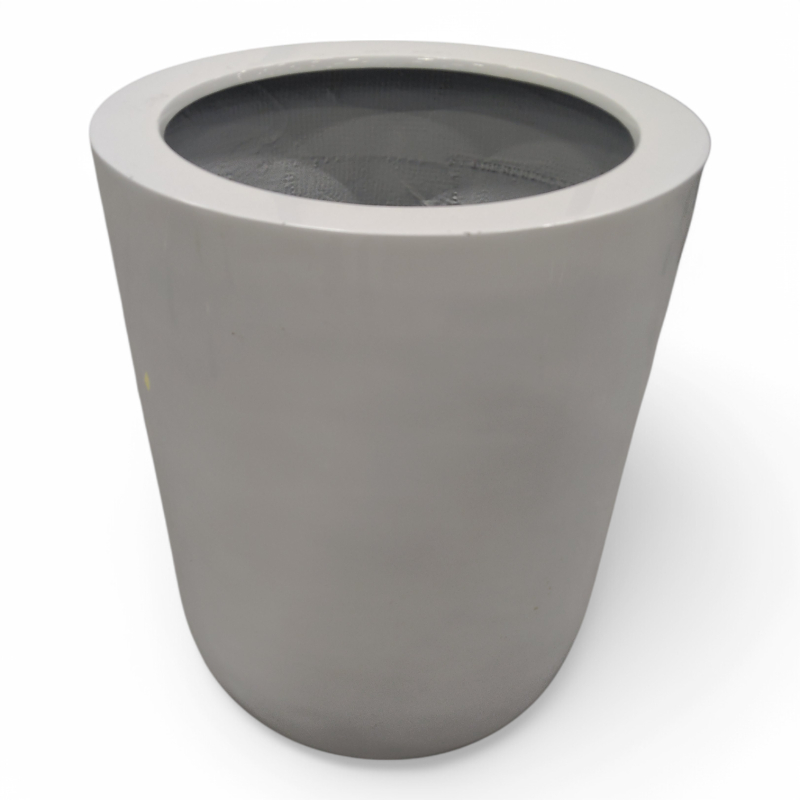 Blomsterpotte rund Hvit, Brukt