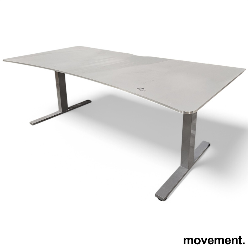 Skrivebord i grå linoleum med - 2 / 3