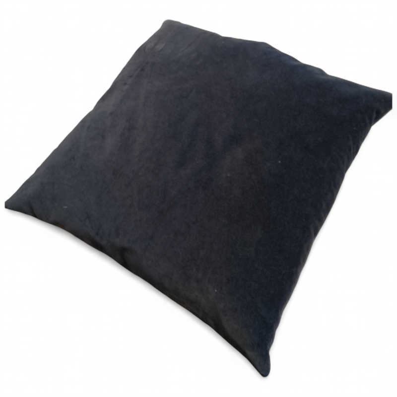 Pyntepute 50x50cm Mørk blå velour,